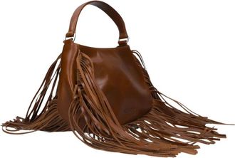 N&uacute;noo Betty Fringe River Schoudertas - Dames - Handtassen - Bruin - ONE Size - Tassen