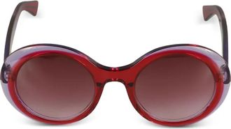 Kàdor Occhiali da sole tondi - Rosso