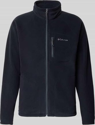 Columbia Sweatjacke mit Reißverschluss in Black, Größe XXL