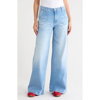 AG - Adriano Goldschmied Stella Wide Leg Jeans in Sunlit at Nordstrom Rack, Size 29