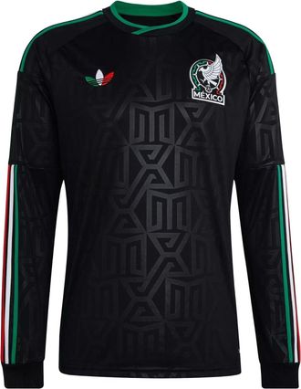 adidas Mexico 26 Third Long Sleeve Asia Sizing Black KA3988