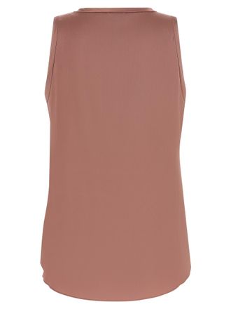 Brunello Cucinelli Womens Multicolor Silk Sleeveles T-Shirt