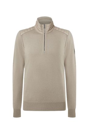 Belstaff KILMINGTON 1/4 ZIP SWEATER Size: L, colour: SAND