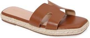 Berness Kendra Espadrille Slide Sandal in Brown at Nordstrom Rack, Size 10