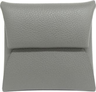 Herm&egrave;s Gray Coin Purse/Coin Case (Pre-Owned)