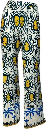 Ana Alcazar Dames, Broeken, Veelkleurig, Maat: S Viscose