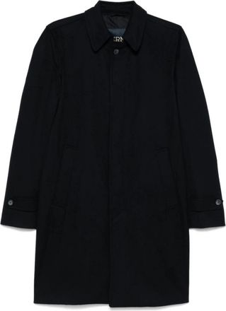 Herno Klassieke Herenjas - Heren - Mantel - Blauw - 2XL - Jassen