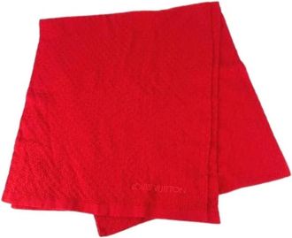 Louis Vuitton Pre-owned Stole - Dames - Vintage Accessoires - Rood - ONE Size - Katoen - Vintage