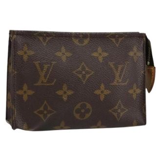 Louis Vuitton Pre-owned Clutches, female, Brown, Size: ONE SIZE Pre-owned Vintage Canvas Clutch