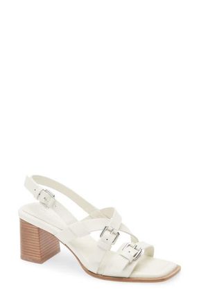 Rag & Bone Harlow Mid-Heel Sandal in Antique White at Nordstrom, Size 10.5Us