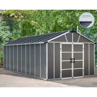 Palram Canopia Yukon Caseta De Jard&iacute;n 643x332x252 Cm Con Piso