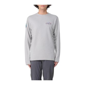 Patagonia Long Sleeve T-Shirts, male, Gray, S, Long Sleeve Graphic T-Shirt
