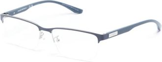 Emporio Armani Optical Frame - Heren - Brillen - Blauw - 57 MM - Accessoires