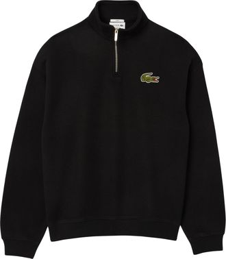 Lacoste Unisex Pullover - Black Cotton - Size Small