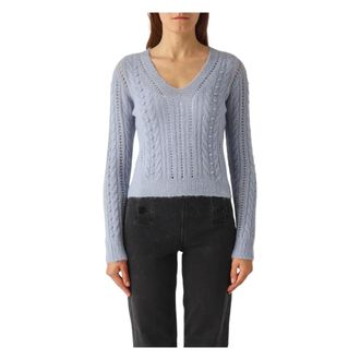 Twinset Dames, Truien, Grijs, Maat: M Tweed