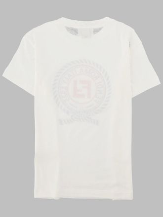 Fendi Logo-Printed Cotton T-Shirt - White