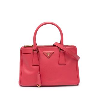 Prada Pre-owned Prada Mini Saffiano Lux Galleria Double Zip Satchel Ladies RU5MENONE0IWUH2B
