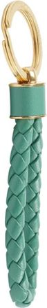 Bottega Veneta Intreccio Sleutelhanger - Dames - Sleutelhangers & Tashangers - Groen - ONE Size - Leer - Accessoires