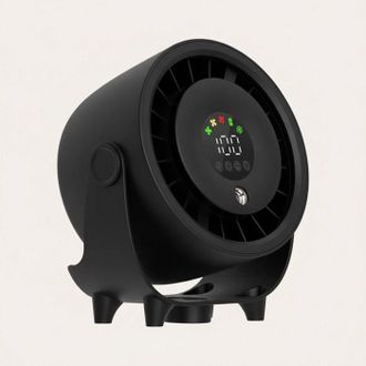 OEM Ventilador Pulverizador 2 En 1 - Montaje En Pared/sobremesa - Circulaci&oacute;n De Aire - Interfaz Usb - Control Digital - Negro