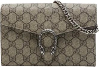 Gucci Pre-owned Wallet on Chain - Dames - Pre-owned - Beige - Maat: ONE Size