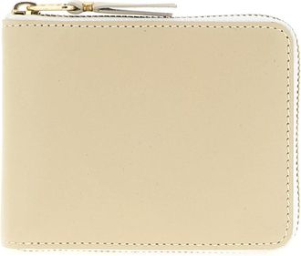 Comme Des Garçons Accessoires, Heren, Beige, ONE Size, Leer, Arecalf Leren Portemonnee