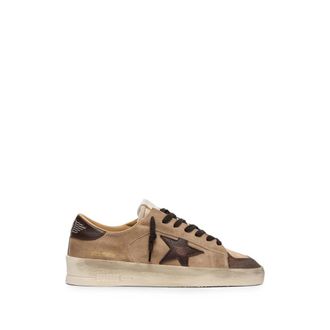 Golden Goose Stardan Suede Toe Nylon Tongue Suede Upper Leather Star And Heels