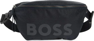 BOSS Pixel Recycled Belt Bag in Navy at Nordstrom Rack