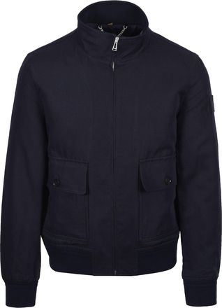 Belstaff Mens HELSTON JACKET DARK INK - Navy Cotton - Size Medium