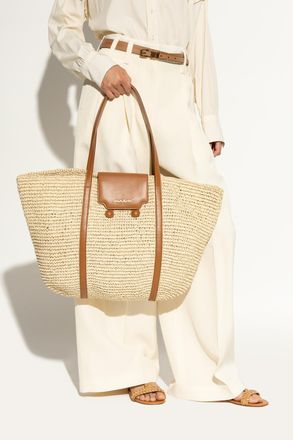 Marni Shopper Type Bag, Womens, Beige