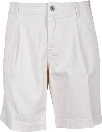 Dirk Bikkembergs Katoen Elastaan Shorts - Heren - Korte Broeken - Beige - M - Katoen - Korte Broeken