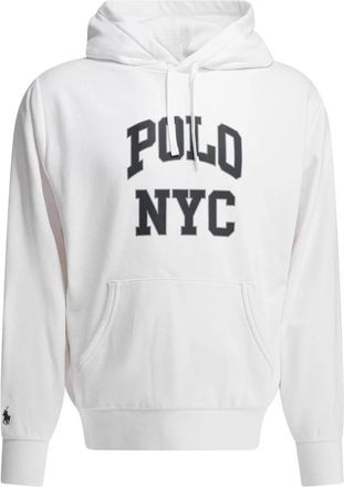 Polo Ralph Lauren Graphic Hoodie - Heren - Hoodies - Wit - L - Katoen - Hoodies & sweatvesten