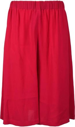 Semicouture Pink Elastic Triacetate-Blend Shorts