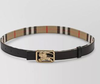 Burberry adjustable fit leather belt for men