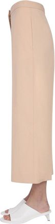 Jil Sander Cropped Cotton Trouser - Pink