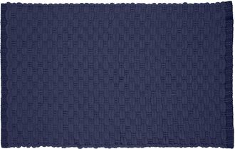 KASANOVA Tappeto bagno ciniglia 80x50 cm Dark blue