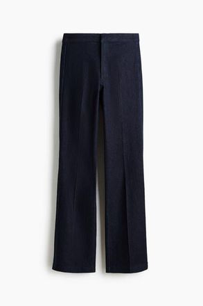 H&M Flared High Jeans in Dark Denim Blue at Nordstrom, Size 10