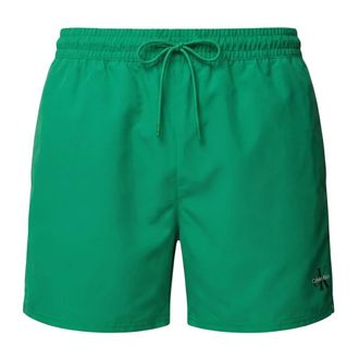 Calvin Klein Medium Drawstring Swim Shorts - male - Calvin Klein - Beachwear - Green - S - Swimwear