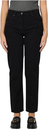 Fendi Slim Fit Jeans, female, Black, XS, Black Distressed Skinny Jeans