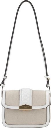 Pourchet Le Petit port&eacute; travers - Dames - Schoudertassen - Wit - ONE Size - Leer - Tassen