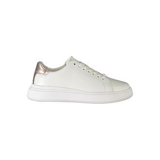 Calvin Klein White Leather Women Womens Sneaker
