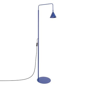 Sollux Lighting L&aacute;mpara de pie ultramar acero alt. 165 cm