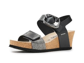 Mephisto Leandre Womens Sandals Grey Havana : EU 42 (US Womens 12) B - Medium, Leather