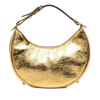 Fendi Pre-owned Fendigraphy Hobo - Dames - Pre-owned - Geel - Maat: ONE Size Leer