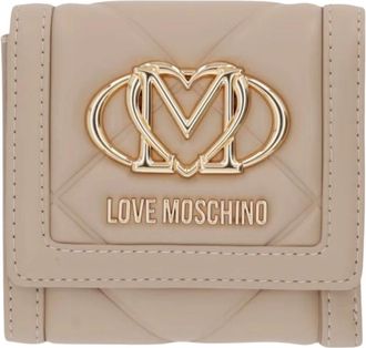 Love Moschino Portemonnee - Dames - Portefeuilles - Beige - ONE Size - Leer - Accessoires
