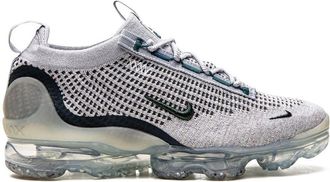 Nike Air Vapormax 2021 Flyknit SE Light Bone/Dark Atomic Teal sneakers - unisex - Rubber/Fabric/Fabric - 8 - Grey