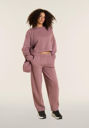 Freddy Felpa Girocollo Comfort Cropped Donna Effetto Delav&eacute;