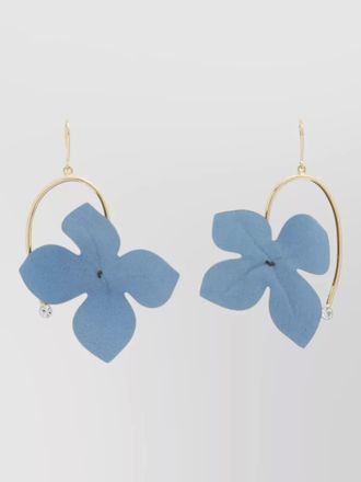 Marni floral petal statement drop earrings