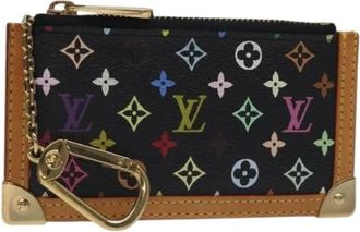 Louis Vuitton Pre-owned Wallets, female, Black, Size: ONE SIZE Pre-owned Canvas louis-vuitton-bags