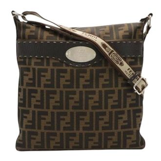 Fendi Pre-owned Cross Body Bags, female, Brown, Size: ONE SIZE Pre-owned Selleria Shoulder Bag