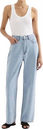Nude Lucy Organic Relaxed Leg Jeans In 90S Wash